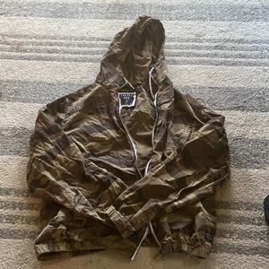 Camo Zip Up Hoodie